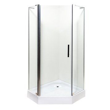 Душова кабіна INSANA Ethna Clear P91 з розмірами 90x90x200 і мілким піддоном ( А0046232 ) А0046232 фото