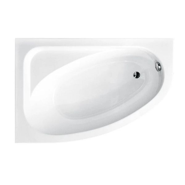 Ванна акрилова асиметрична Cornea 140x80 L з ногами і панеллю ( А0051183 ) А0051183 фото