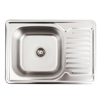 Кухонна мийка з нержавіючої сталі Platinum 7050 ДЕКОР (0,8/180 мм) SP000018189 фото