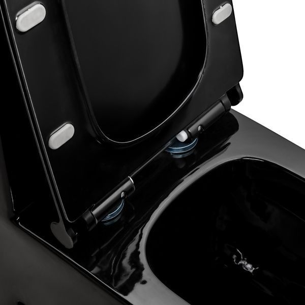 Унітаз-моноблок Jager 66*36*80.5 black А0057117 фото