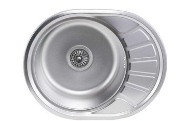 Кухонна мийка з неіржавкої сталі Platinum САТИН 5745 (0,8/180 мм) SP000000348 фото